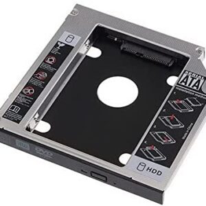 Universal 12.7mm SATA to SATA 2nd (2.5") HDD, SSD Hard Drive Caddy adapter, Optical Bay
