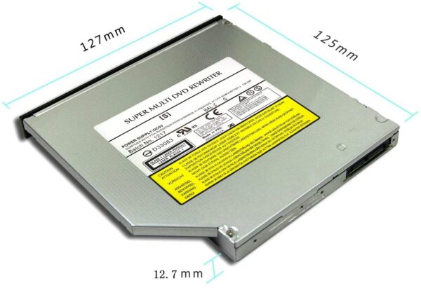 12.7mm Height Slim Internal SATA Tray-Loading CD, DVD RW Super-Multi Optical Drive Burner Writer