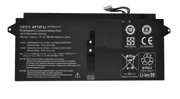 AP12F3J, KT.00403.009, Acer Aspire S7-391 Battery