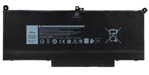 F3YGT, Dell Latitude E7280, E7480 Battery