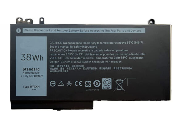 RYXXH, Dell Latitude 12 5000, 12 E5250 Battery