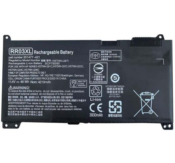 RR03XL HP ProBook 430 G4, 450 G4 Battery