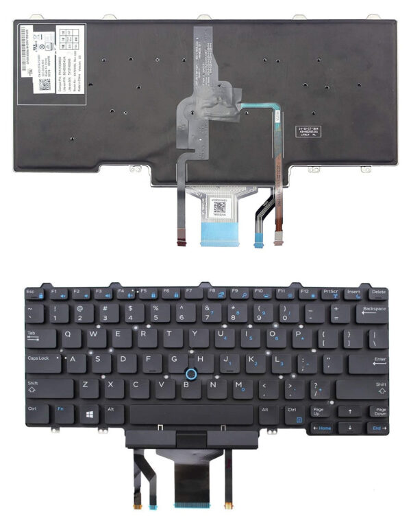 0D19TR DELL Latitude E5450, E7450 NO-Frame Keyboard