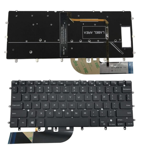 DELL XPS 13 9343, 9350, 15-9550, NO-Frame Laptop Keyboard