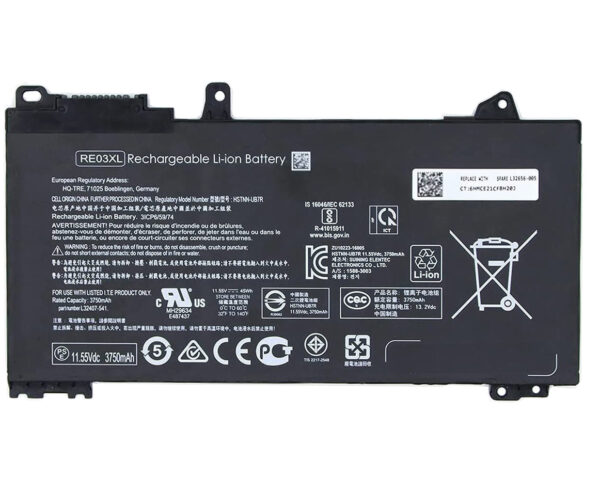 RE03XL, HP PROBOOK 450 G6, 440 G7 Battery