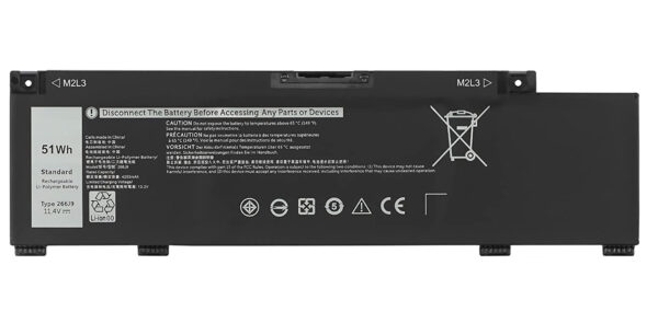 266J9 Dell G3 3590, Inspiron 14 5490 Battery