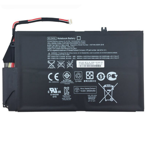 EL04XL, HP ENVY 4, 4-1007TX Battery