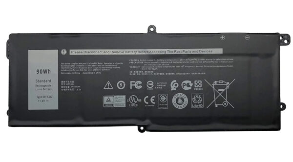 DT9XG, P38E, Dell Alienware Area 51M R1 Battery
