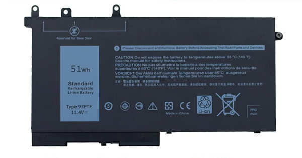 GJKNX Dell Latitude 5480, Precision 3520 Battery