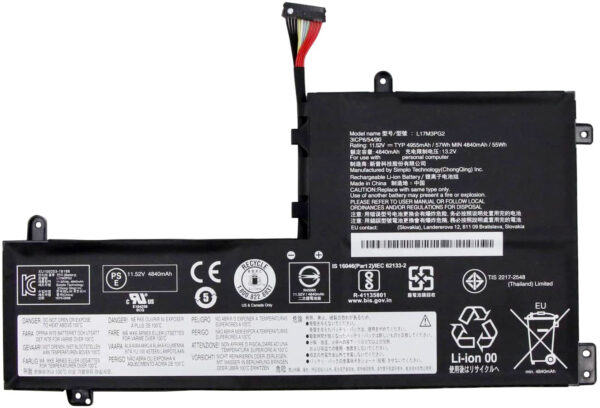 L17M3PG2, Lenovo Legion Y530-15ICH Battery