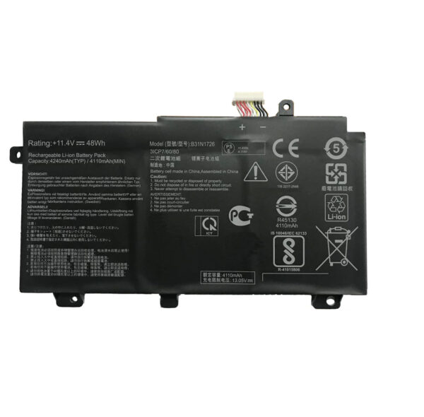B31N1726, ASUS TUF Gaming FX504GD, STRIX G531GT Battery