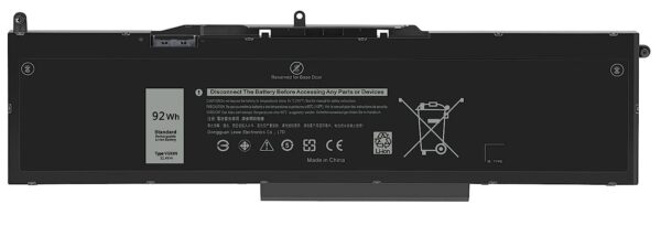 VG93N, Dell Precision 15 3520, M3520 Battery