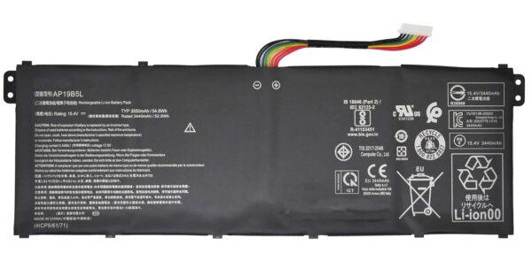 AP19B5L, KT.0040.5010, Acer Aspire 5 A515-43, A515-52 Battery
