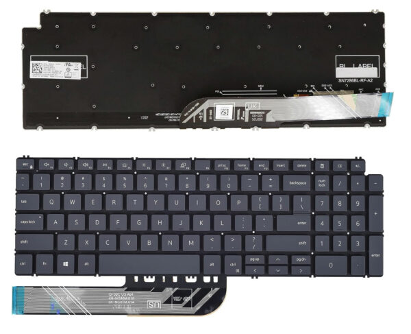 01FRFK, 0GMXM, Dell Inspiron 15-7590, 5584, 5593 Keyboard