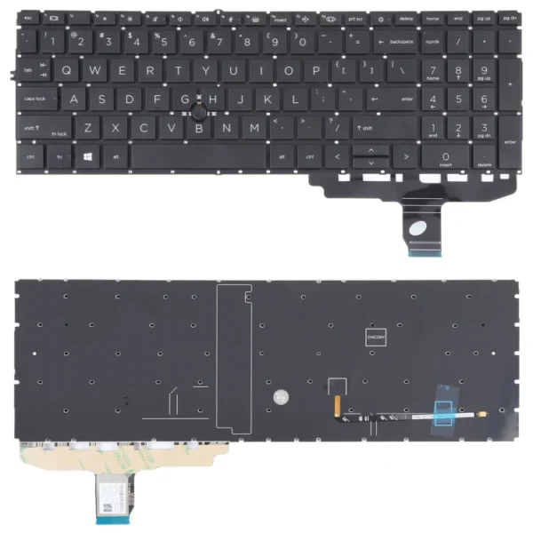 L89916-001, HP EliteBook 850 G8 NO-Frame Keyboard