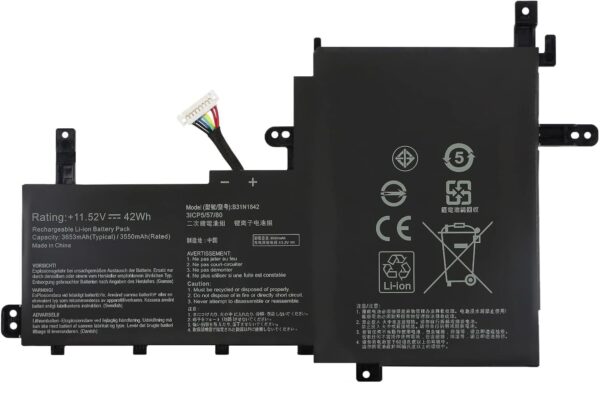 B31N1842, Asus VivoBook 15 F513, V531FL, S531FA Battery