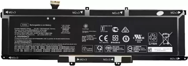 ZG06XL, HP EliteBook 1050 G1 11.55V 96.5W Battery