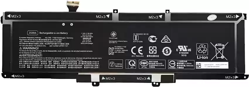 ZG06XL, HP EliteBook 1050 G1 11.55V 96.5W Battery