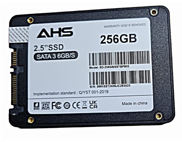 2.5 inch AHS 250GB SATA3 Internal SSD