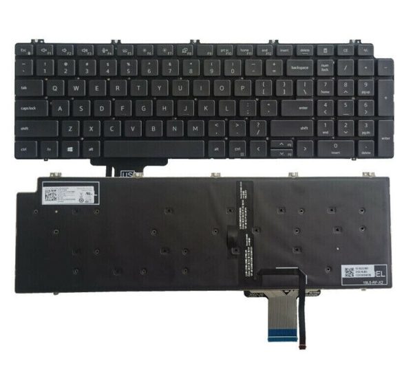 Dell Precision 7750 7550,0713DM Backlit Black-Frame Keyboard