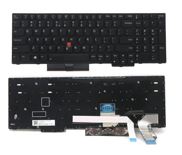 Lenovo Thinkpad T15 Gen 2, P15s Gen 2, Backlit  Black-Frame Keyboard
