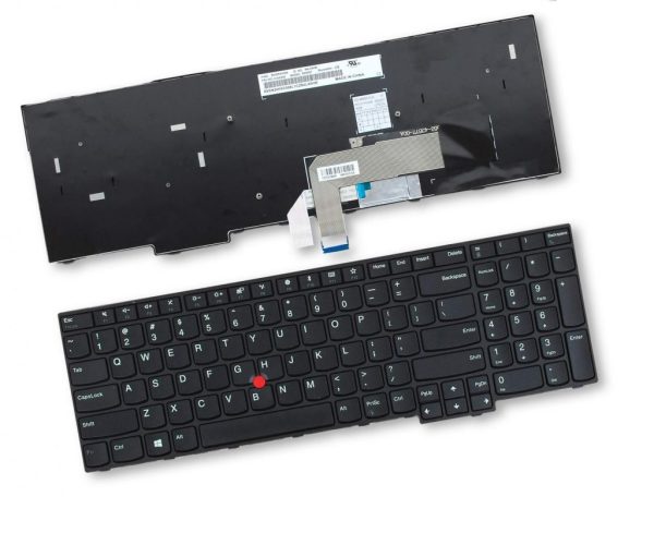 01AX200, Lenovo ThinkPad E570 E575 Black-Frame Keyboard